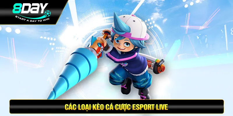 Các loại kèo cá cược esport live