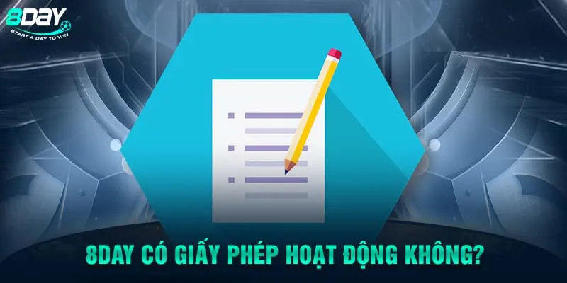 8DAY có giấy phép hoạt động không?